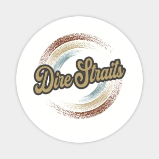 Dire Straits Circular Fade Magnet